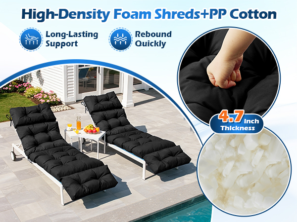 chaise lounge cushion