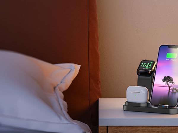 apple nightstand charging station
