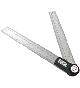 GemRed 82305 Digital Angle Finder Protractor (Stainless steel 300mm)