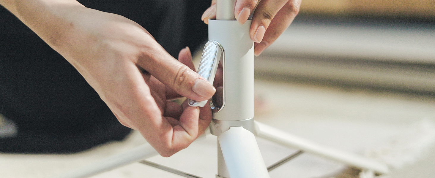 magnetic selfie stick tripod with bluetooth remote