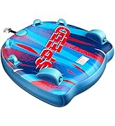 Sunrio Speed Towable Tubes for Boating 1-3 Riders Inflatable Water Sport Towable Tube for Boat to...