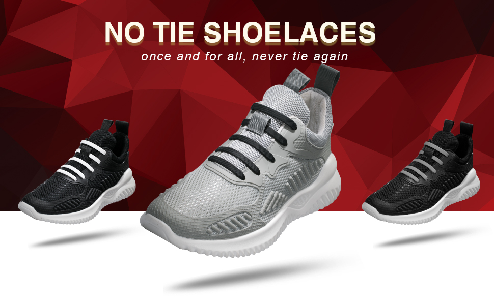 No Tie Shoelaces for Kids and Adults