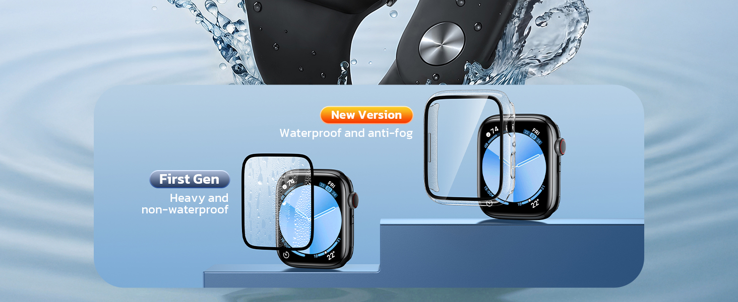 Waterproof Case for Apple Watch SE3/SE2/SE/S6/S5/S4 -P4