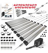 EBD Under Cabinet Light Touch LED Under Cabinet Lighting Built-in Adjustable Cable, Splitter & 3 ...