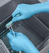 blue exam glove
