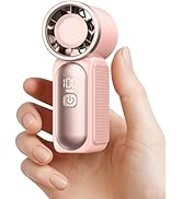 Gaiatop Portable Handheld Mini Fan, 3.5 Inch 16900 RPM High Speed Personal Turbo Fan, 6 Gears Str...