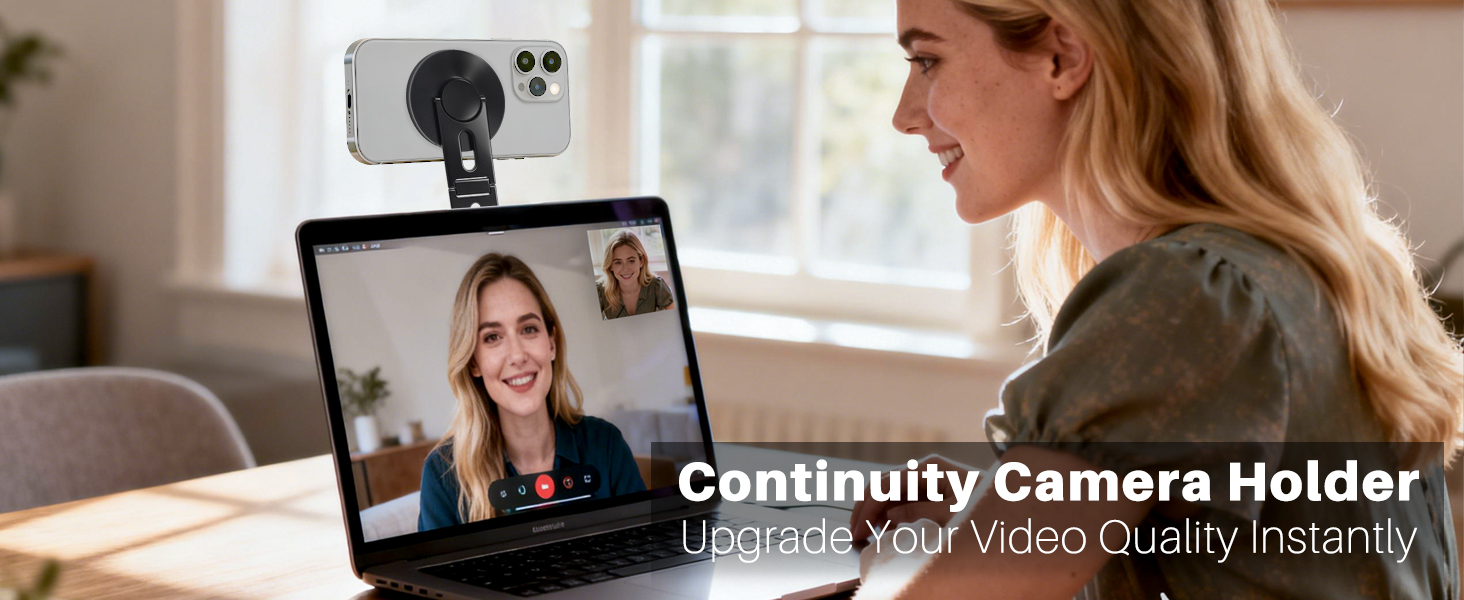 Magnetic Laptop Phone Mount