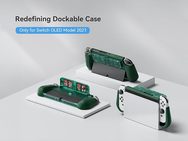 Switch OLED Case with Flip Game Storage