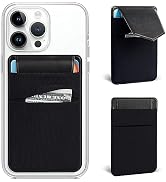 Fulgamo Phone Card Holder,2Pack Phone Wallet Stick on Credit Card Holder for Phone Case Stretchy ...