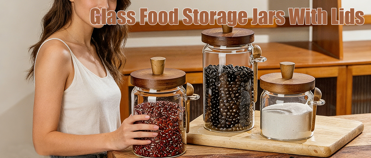 Glass Jars For Kitchen Storage