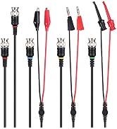 Proster BNC Test Leads Kit - BNC Male to Dual Alligator Clip Test Leads, BNC Male to Dual Test Ho...