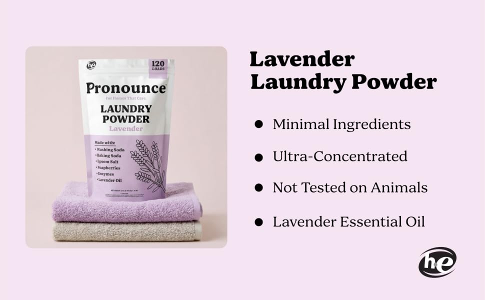 lavender laundry minimal ingredients