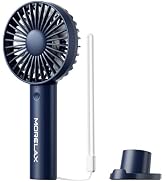 Jancane Handheld Fan, USB Rechargeable Mini Portable Fan with Base, 10H Battery, Strong Wind, Sma...