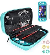 Hestia Goods Switch Case Compatible with Nintendo Switch Lite 2 Pack Screen Protector & 6 Pcs Thu...