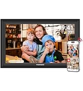 Frameo Digital Picture Frame, 15.6 Inch Digital Photo Frame WiFi with 32 GB, HD IPS Touch Screen,...