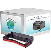 Paper Planet Replacement Red and Black Ink Printer Ribbon for Clover Kitchen Printer (Star SP700 ...