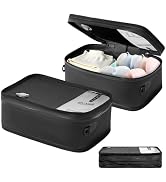 ONTYZZ Travel Vacuum Compression Bags 12 inch Space Saver Bags Vacuum Travel Case with IP67 Water...