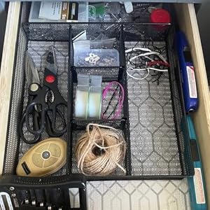metal drawer organizer