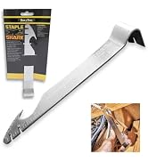 Rack-A-Tiers Staple Shark - Multi-Purpose Staple Puller & Prybar, Electrical Wire Staple Remover,...
