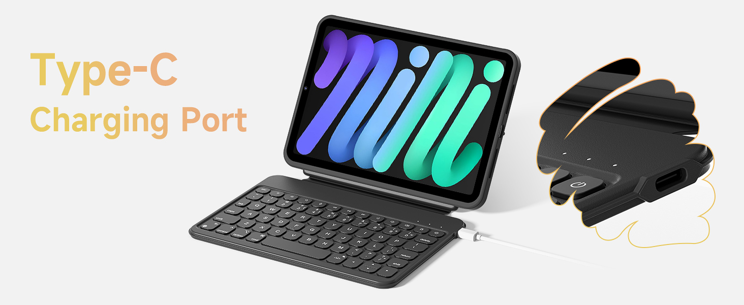 Keyboard Case for iPad Mini 6