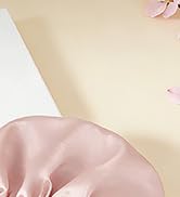 ZIMASILK 19 Momme Mulberry Silk Bonnet for Sleeping Women & Health Care, Double Layer Long Hair W...