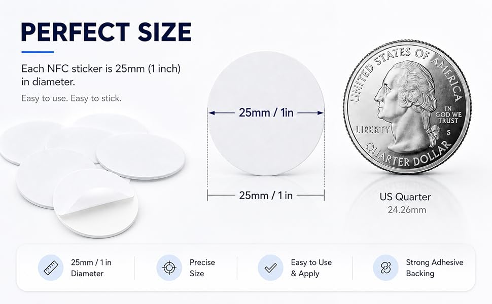 NTAG215 COIN CARDS