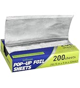 Biocean 200 Pre-Cut Aluminum Foil Sheets, 9