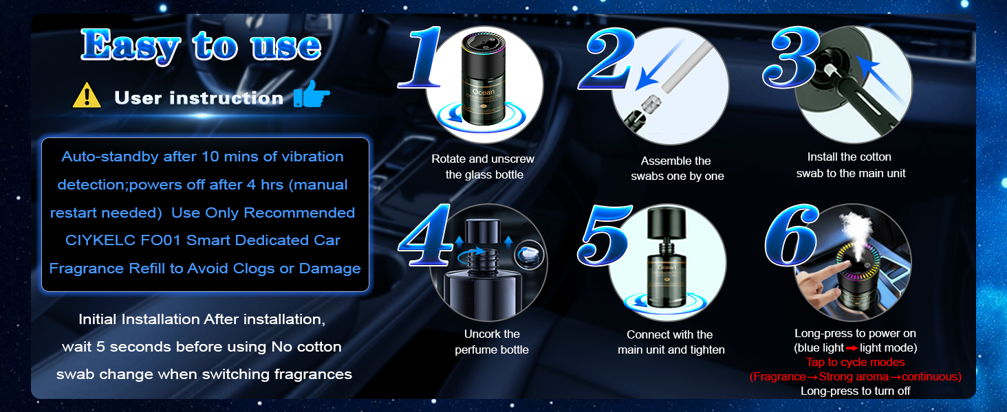 smart car air freshener diffuser