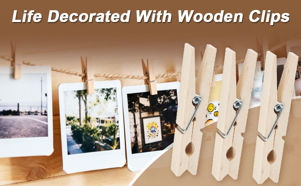Wooden Clothespins
