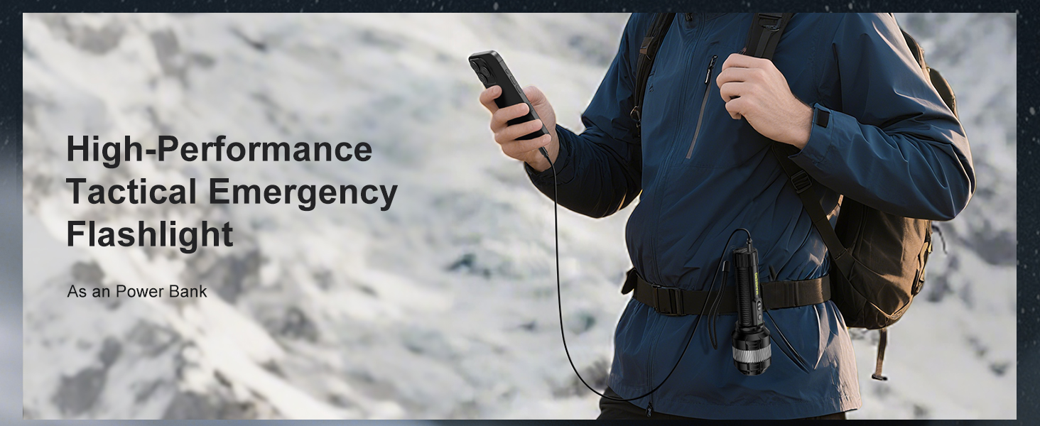 Portable Multifunctional Flashlight