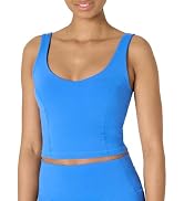 Essentials Women's Active FormFlex Buttery Soft Light Support Longline Padded Sports Bra C...