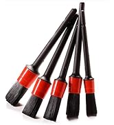 Coltree Car Detailing Brush Set, Scratch-Free Soft Bristle Brushes for Interior and Exterior Clea...