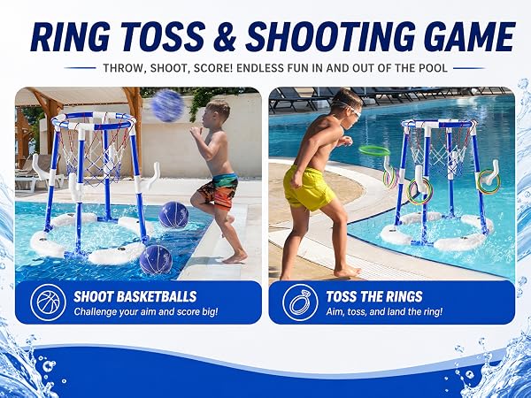 pool basketball hoop