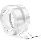 Kwtpsg Double Sided Tape Heavy Duty 10FT Nano Tape Mounting Tape Strong Adhesive Strips Sticky Mu...