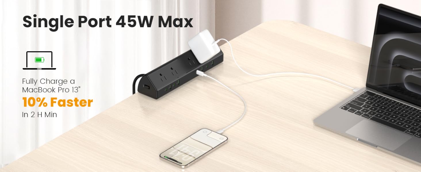 VILONG Desk Clamp Power Strip