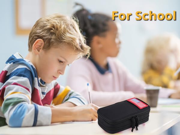Tactical Pencil Case for Boy,Large Capacity Pencil Pouch,Marker Organizer Case Pen Box