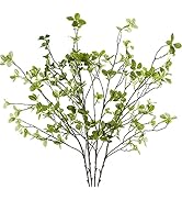 Ruidazon 41” Artificial Eucalyptus Stems Leaves , Fake Eucalyptus Plant Faux Greenery Branches fo...