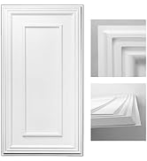 Art3d Drop Ceiling Tiles, 24x48in. White (12-Pack), Polyvinyl Chloride (PVC), Glue Down