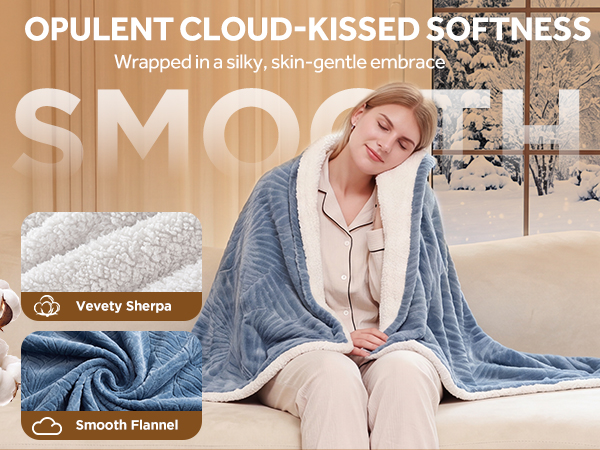 heated blanket throw