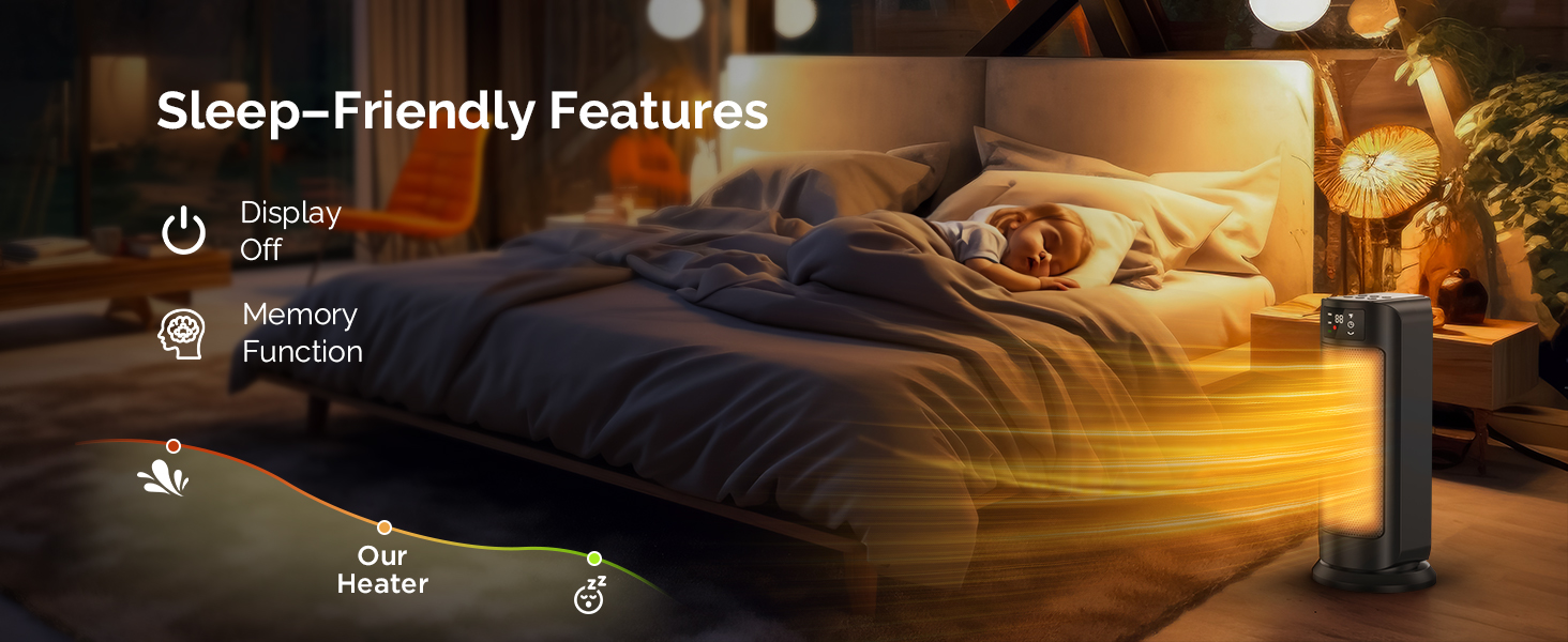 quiet space heater for bedroom