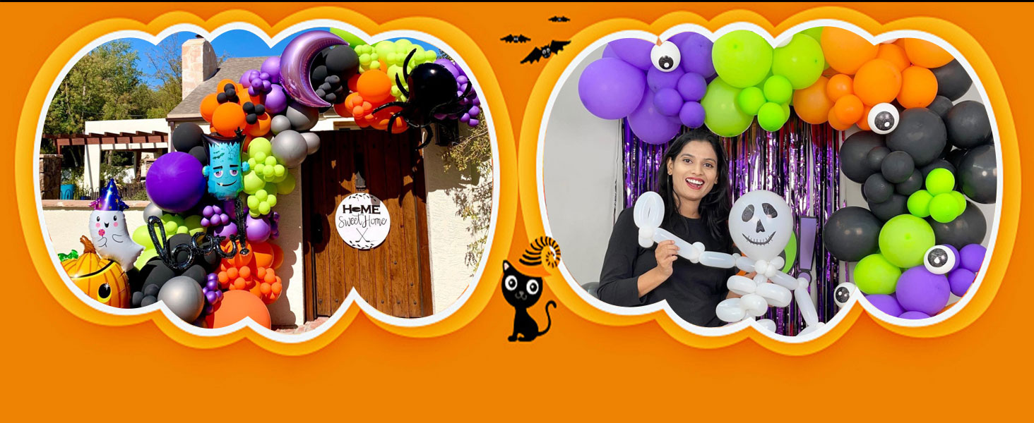 Halloween balloons