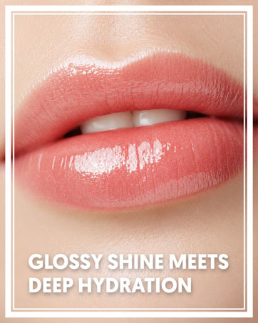 Glossy shine meets deep hydration