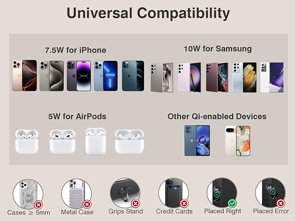 magnetic wireless charging mouse pad