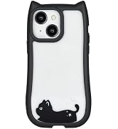 Uioeua Compatible with iPhone 14 Case,Cute Kawaii Cat Cartoon 3D Ears Glitter Bling Design for Wo...