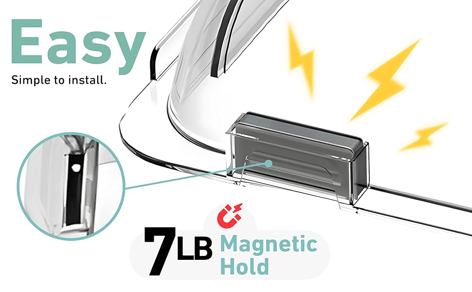 super strong magnetic air vent deflector 7 pounds lbs magnetic pull hold easy install