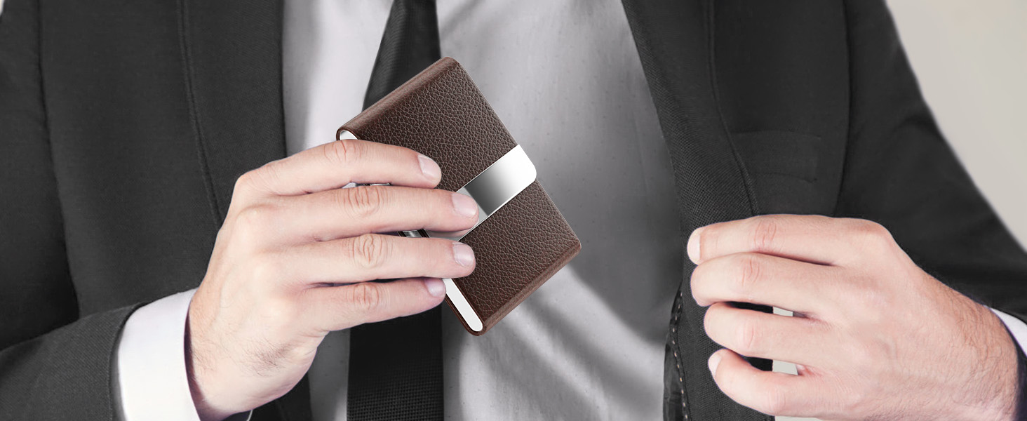 PU Leather Business Card Case