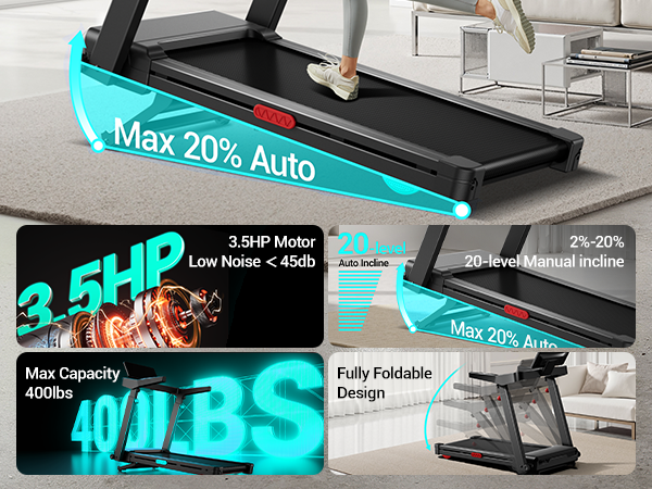 20 level auto incline