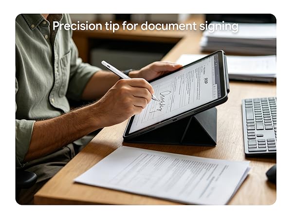 Precision tip for document signing