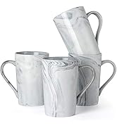 Smilatte 12 oz Coffee Mugs for Office, M099 Novelty Marble Ceramic Tea Cup for Boy Girl lover Wom...