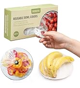 Premium:Thicker Fresh Keeping Bags,Reusable Elastic Food Storage Covers, Shoes Cover or Shower ca...